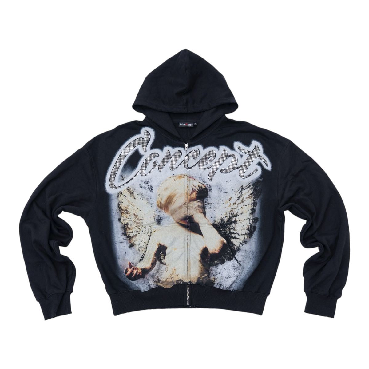CONCEPT "CHERUB 2" HOODIE-BLK