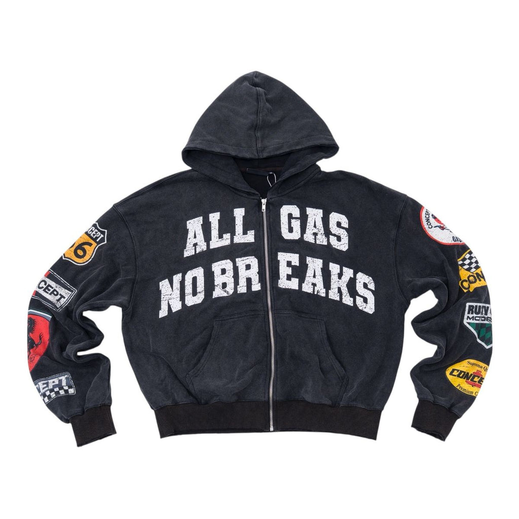 CONCEPT "ALL GAS" HOODIE BLK
