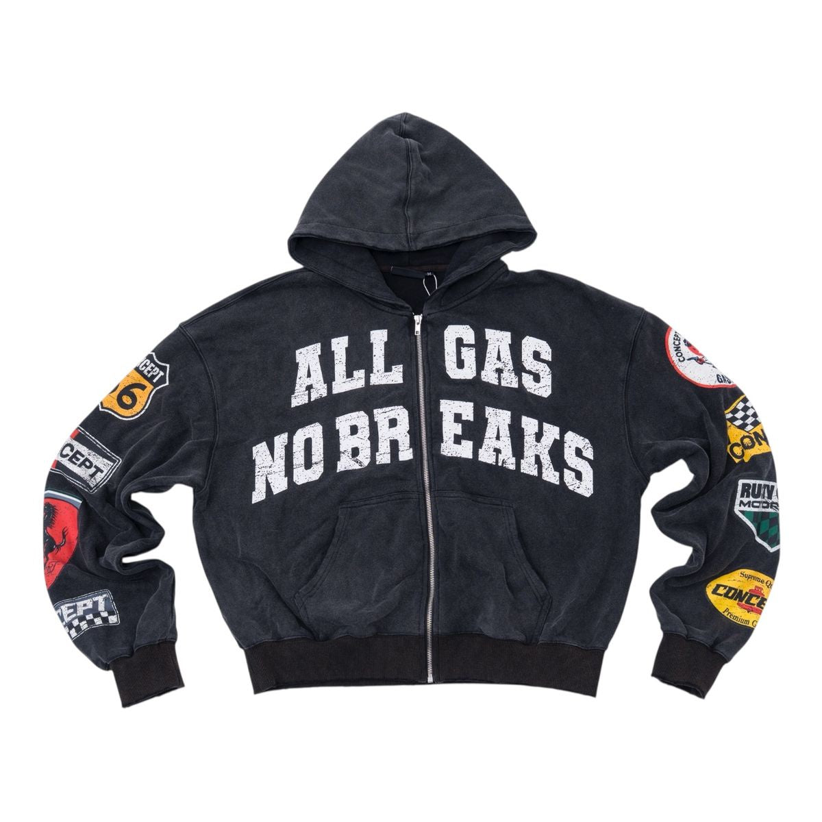 CONCEPT "ALL GAS" HOODIE BLK
