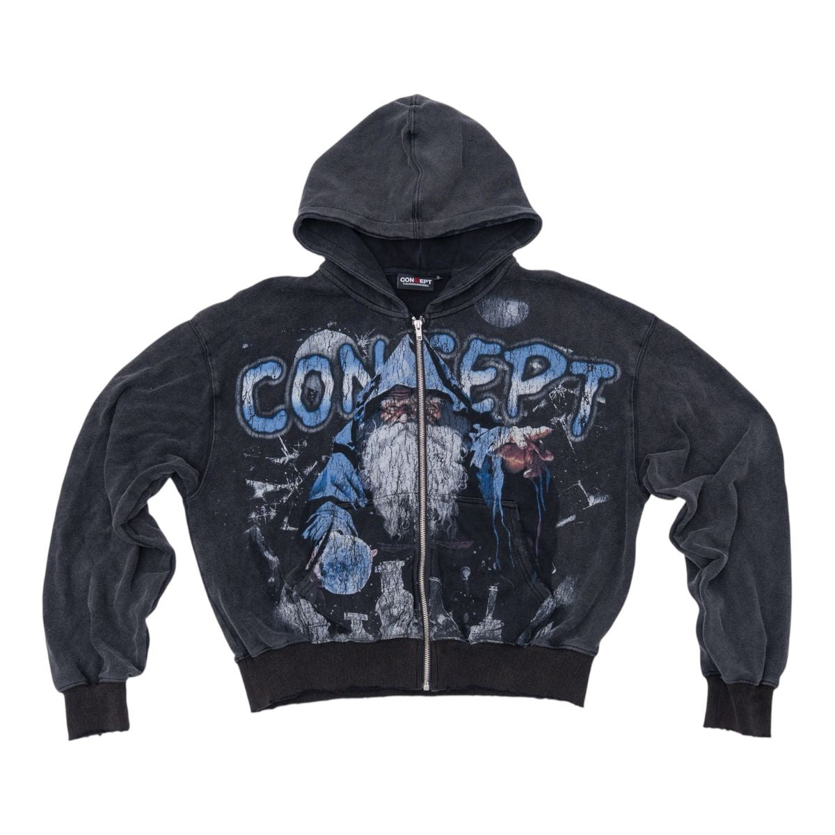 CONCEPT "WIZARD" HOODIE-BLK