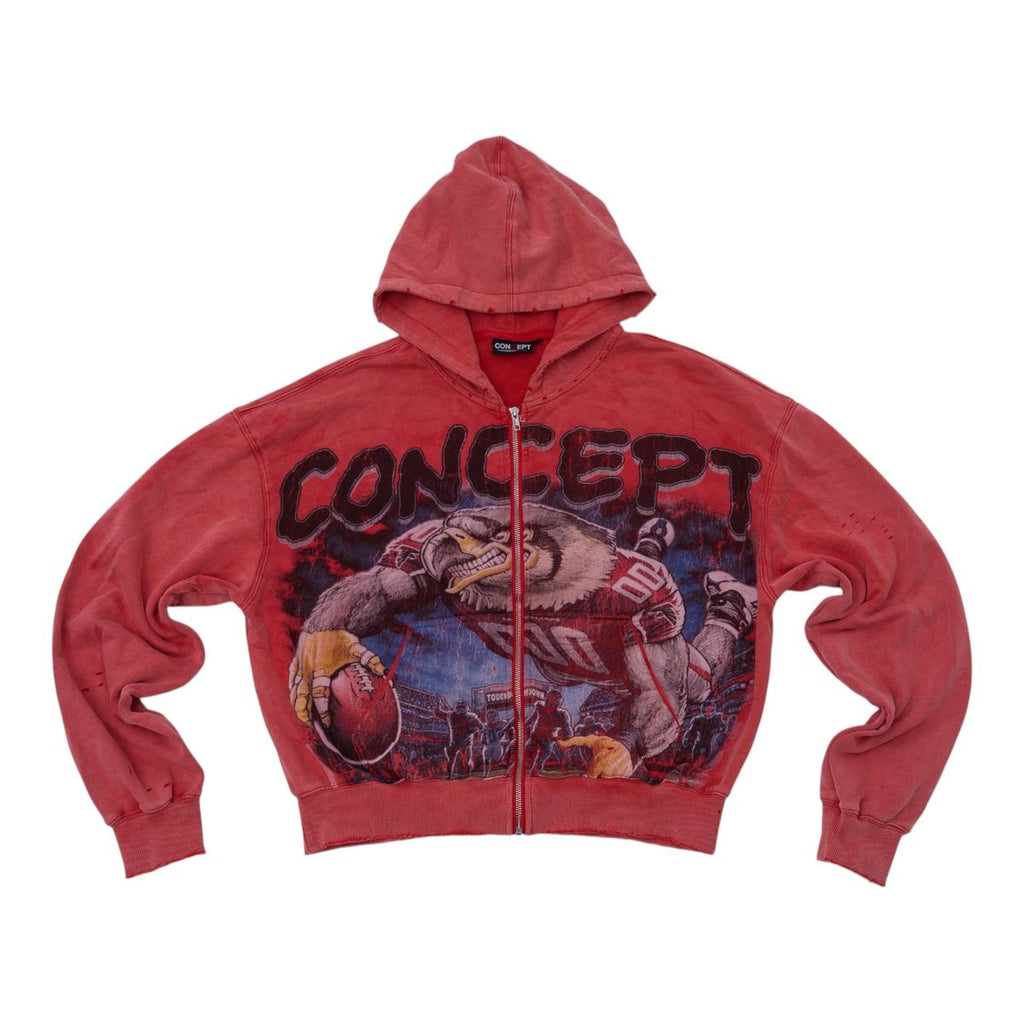 CONCEPT "FALCON" HOODIE- RED