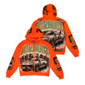 Stray full-zip hoodie ORANGE