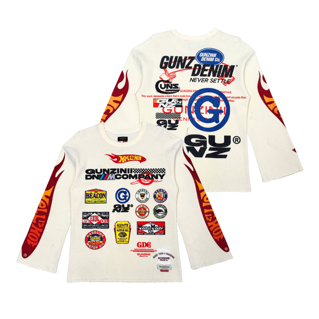 Gunzinii french Terry crewneck OFF WHITE