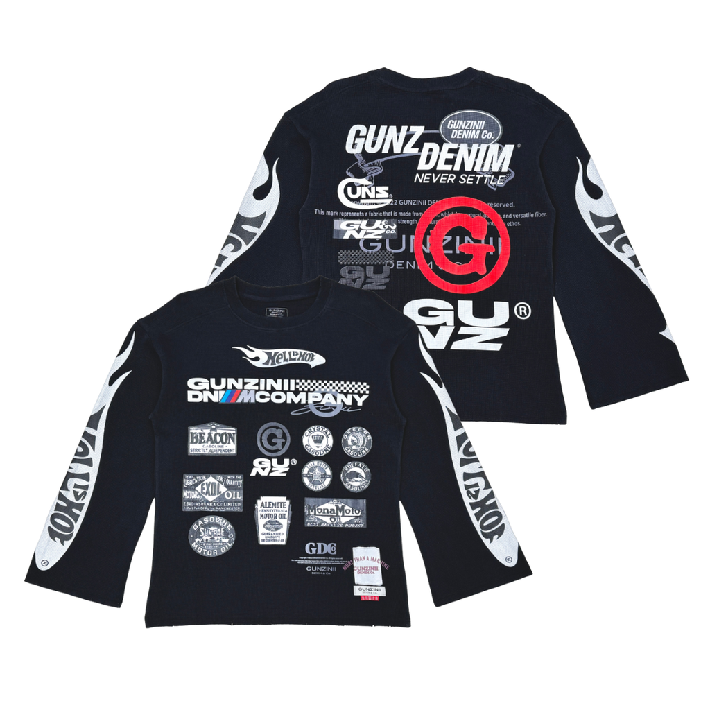 Gunzinii french Terry crewneck BLACK
