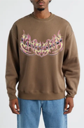 Oversized sweatshirt BROWN