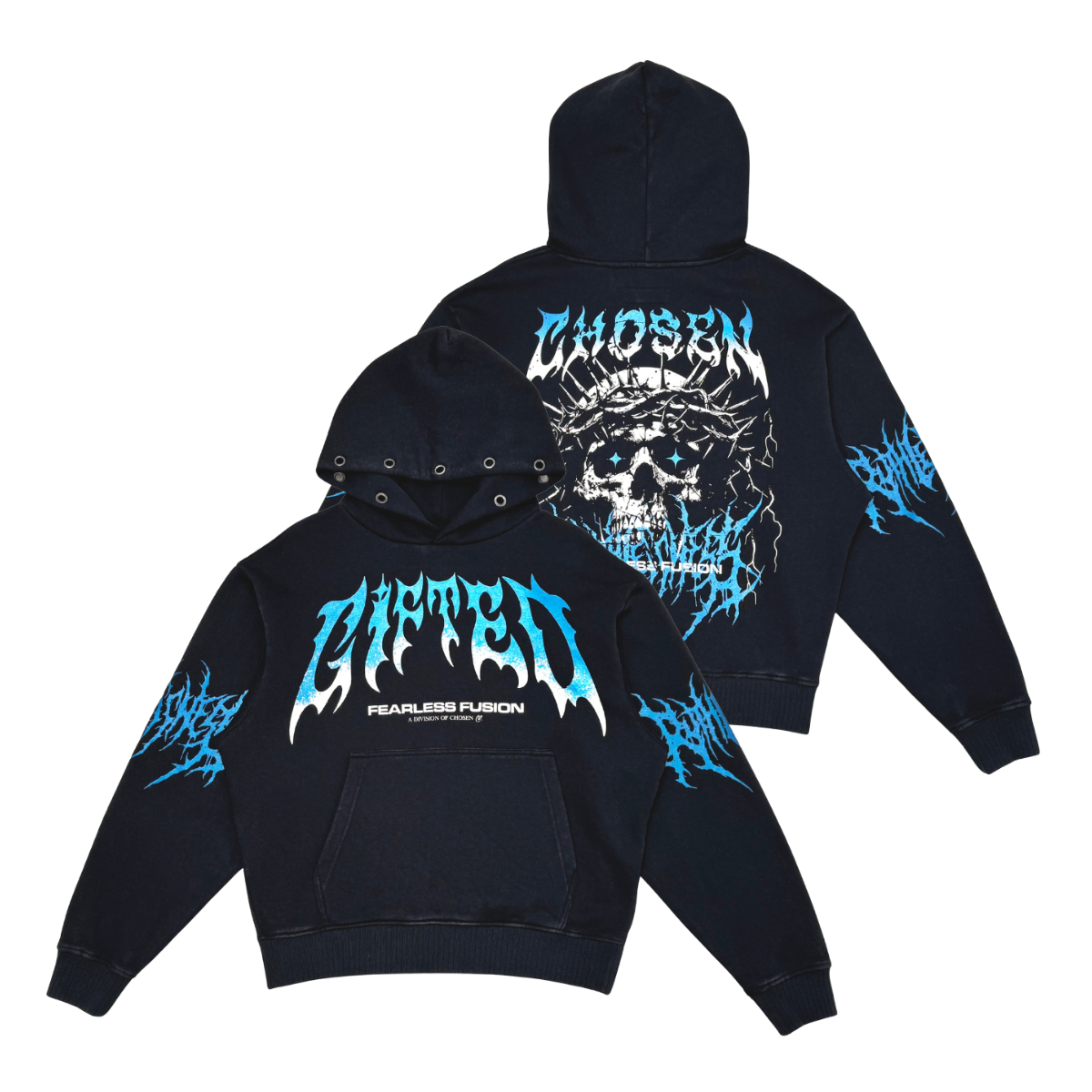 Oversized pull-over hoodie