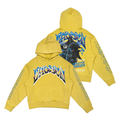 Oversized pull-over hoodie YELLOW