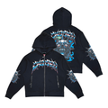 Oversized Zip Up Hoodie BLKK8
