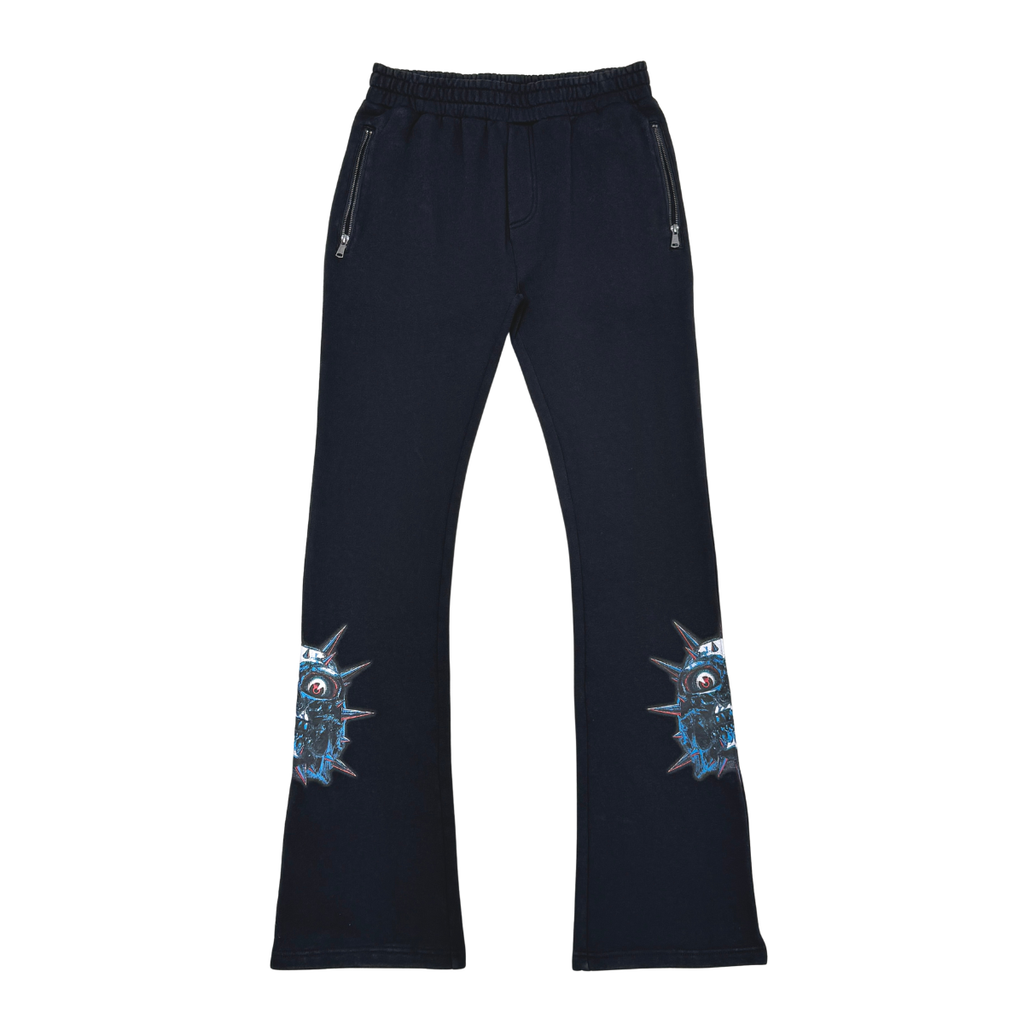 French Terry sweatpants BLACK