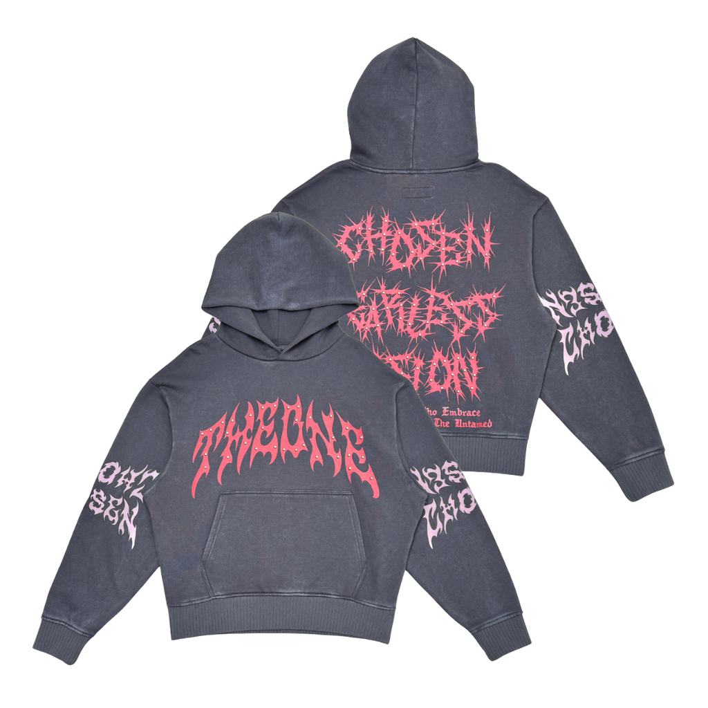 Oversized HOODIE BLACK WASHED