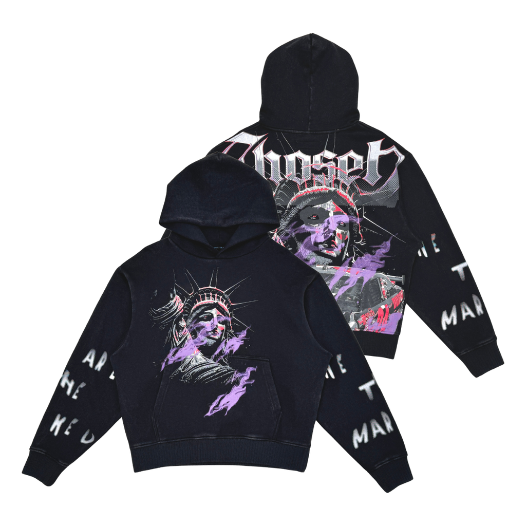 Oversized pull-over hoodie BLK5