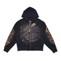 Oversized Zip Up Hoodie BLK9