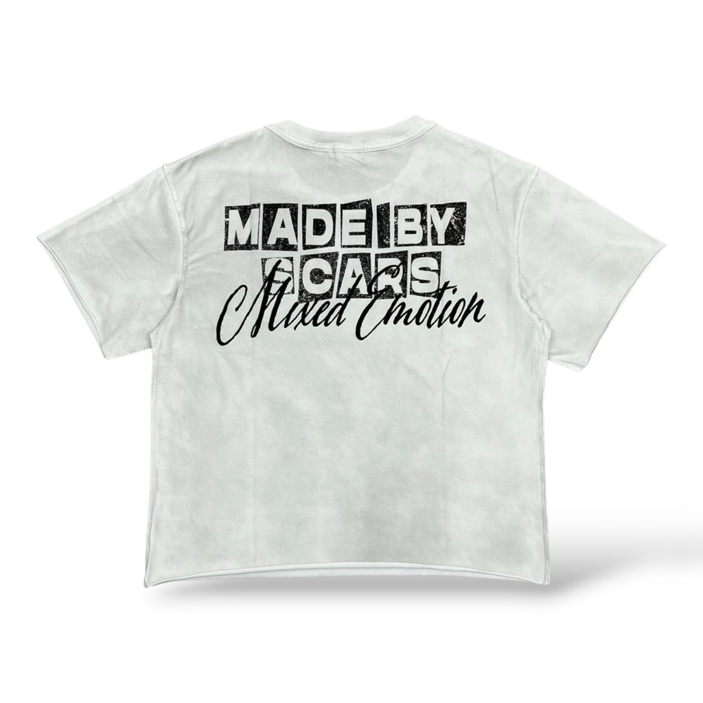 Mixed Emotion 'XIX' Oversized T-Shirt- White