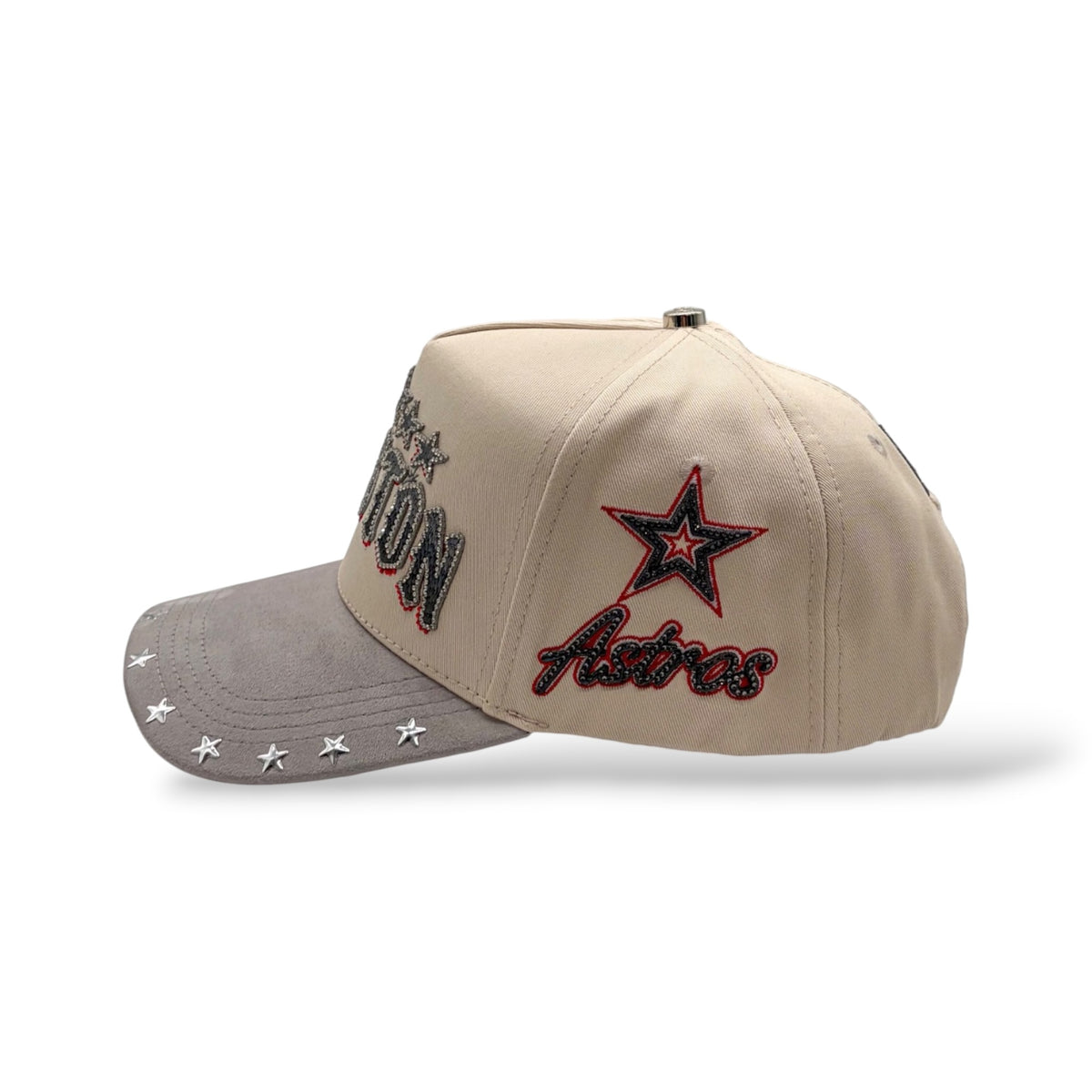 Caps'Fans 'Houston' Hat- Beige/Grey