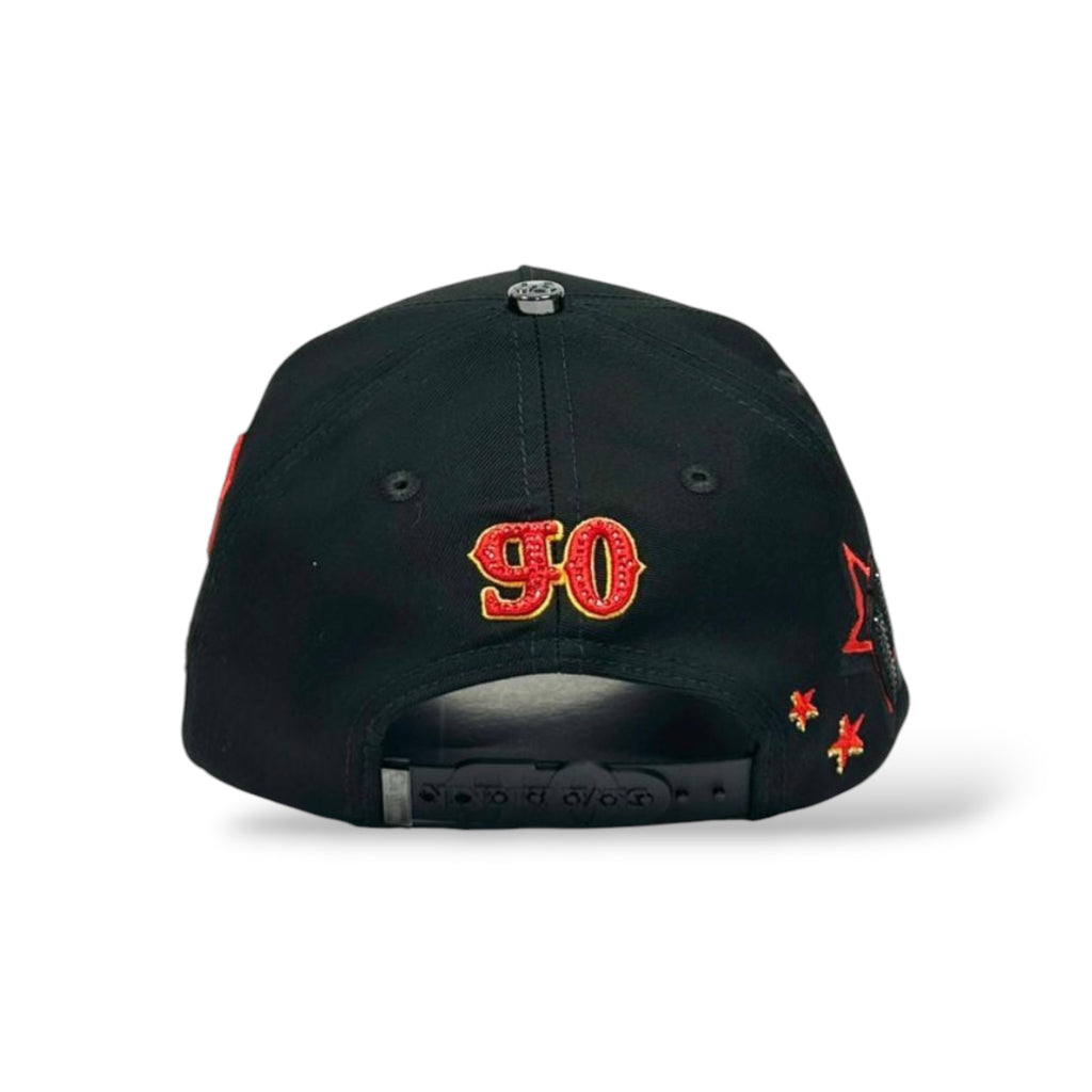 Caps'Fans 'Houston' Hat- Black/Red