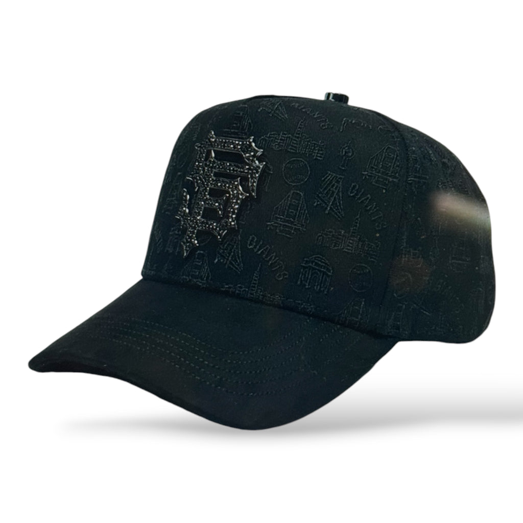 Caps'Fans San Francisco Cap With Crystals- Black