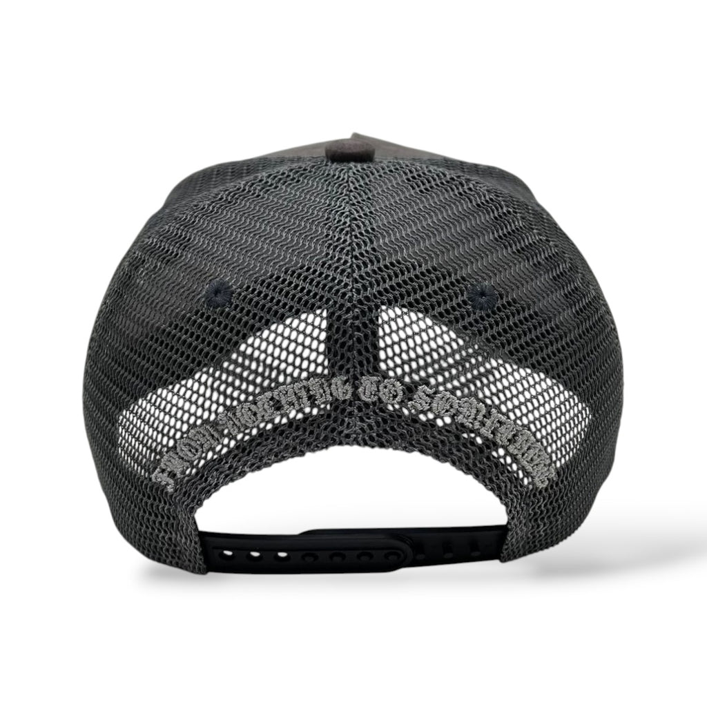 Hudson 'V2 Diamond 777' Suede Trucker Hat- Grey