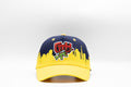 Gth Memphis Skyline Snapback Cap- Navy Yellow