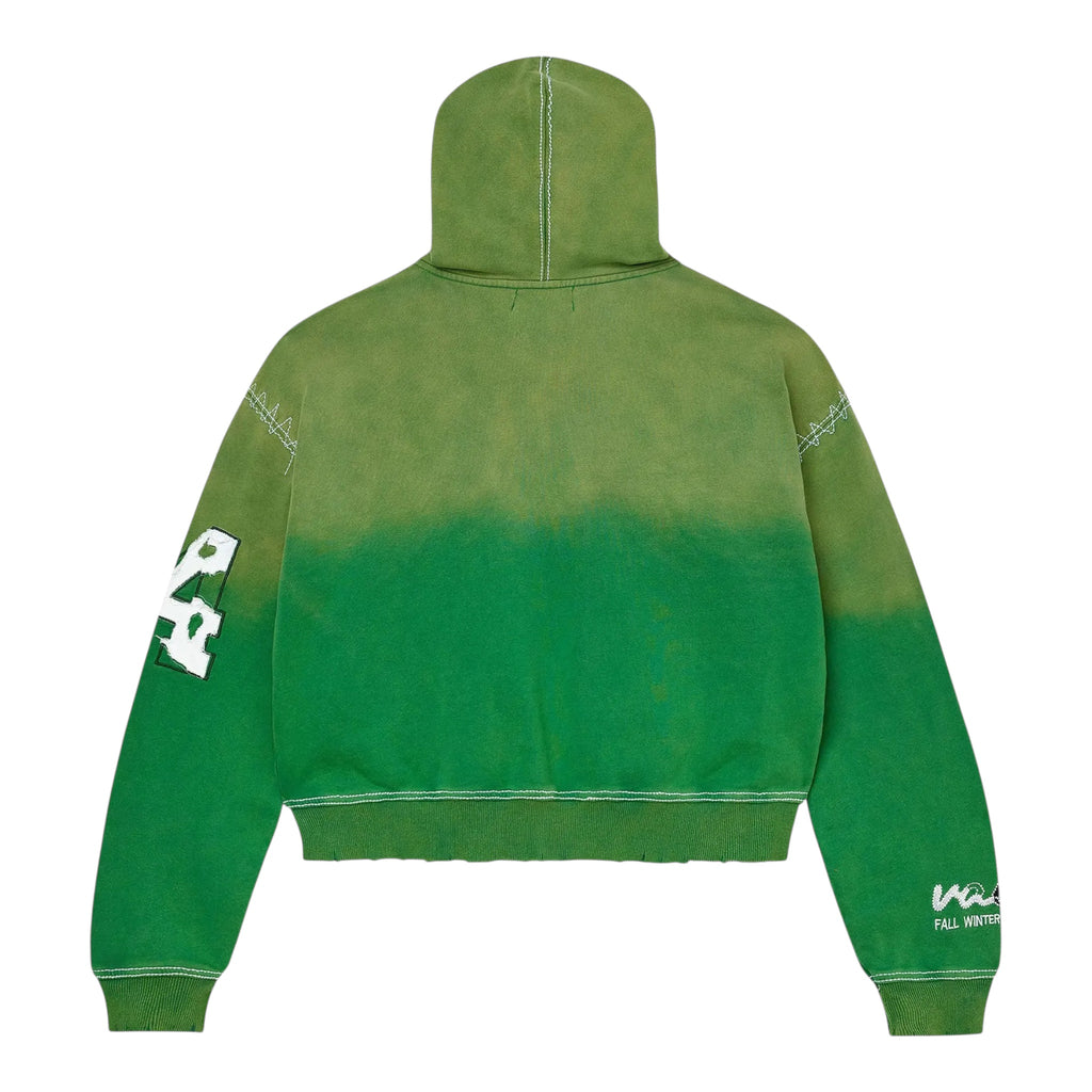 Vale Sunny Zip Up Hoodie- Green