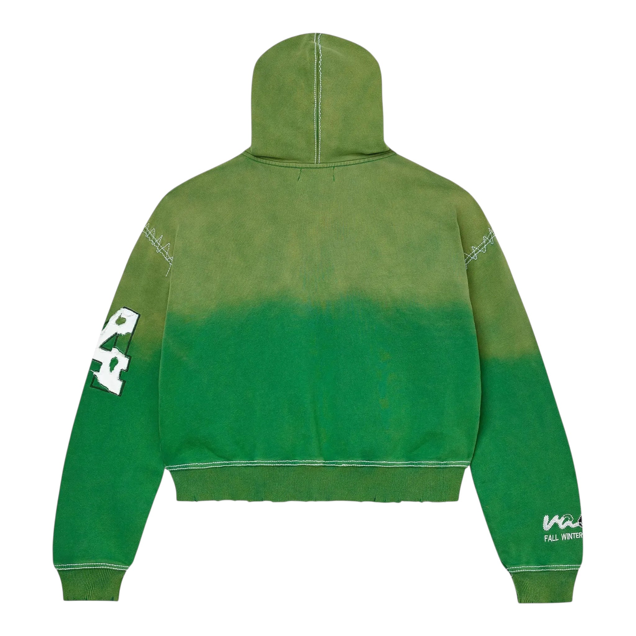 Vale Sunny Zip Up Hoodie- Green