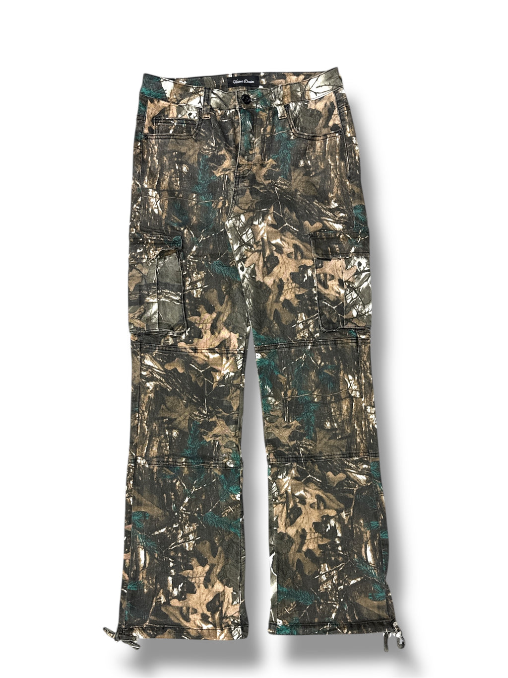 Vicious Brush Camo Baggy Fit Denim - Forest