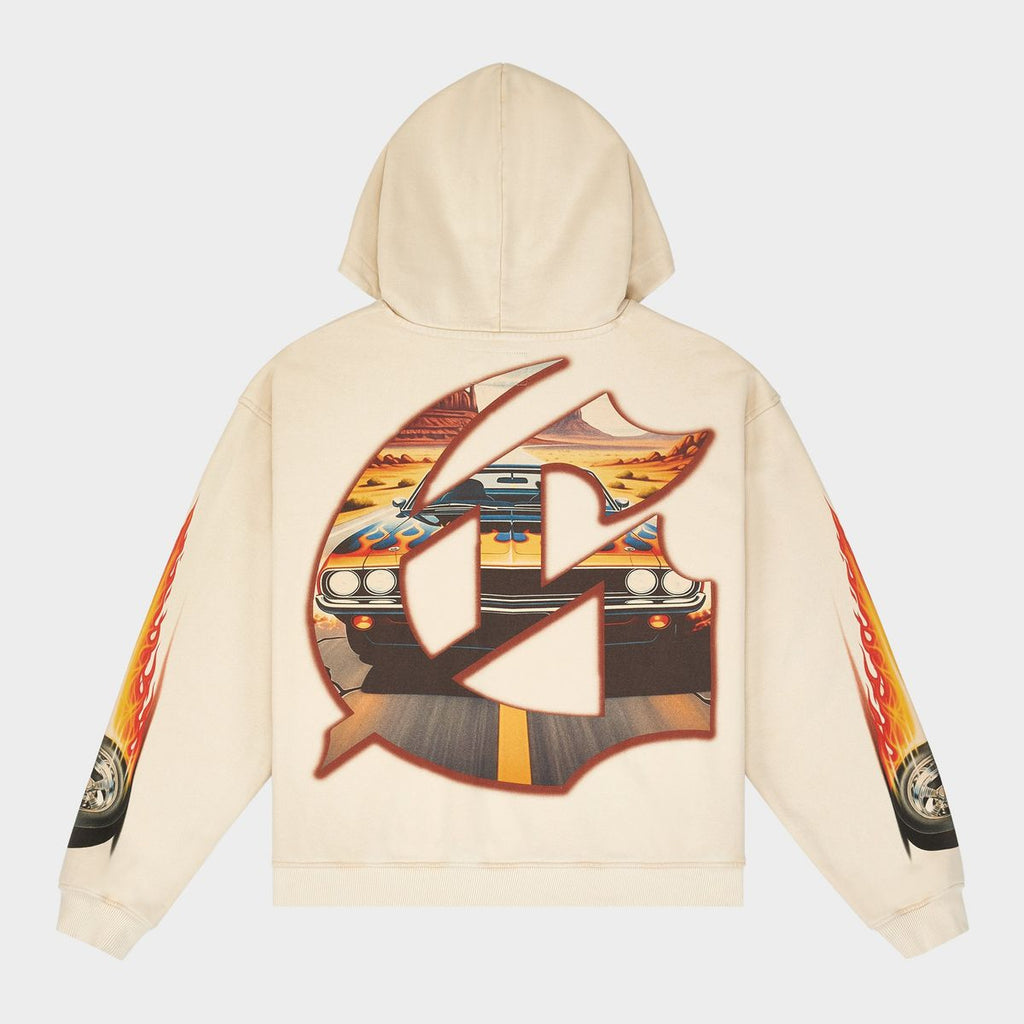 Godspeed On The Run II Hoodie- Bone
