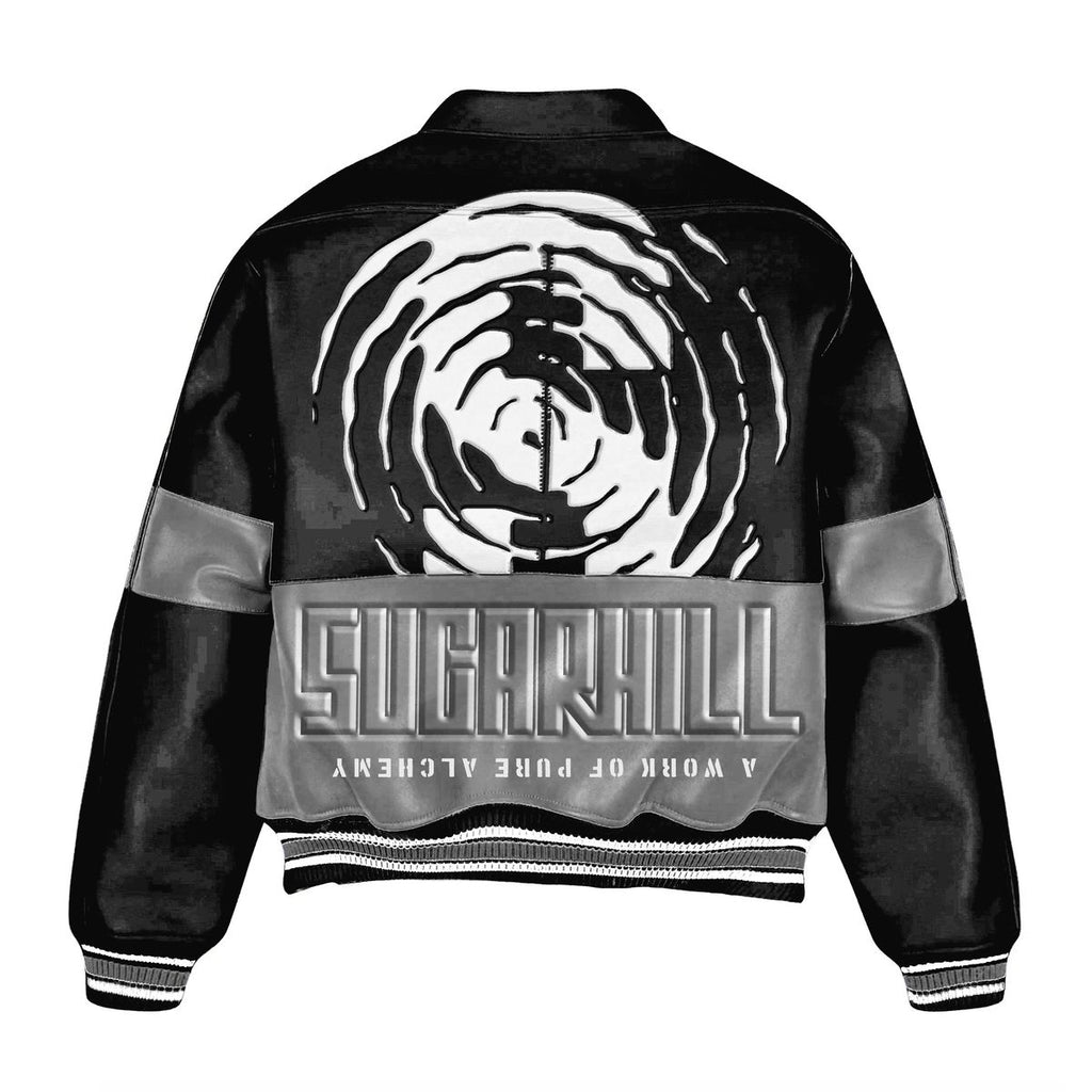 Sugarhill “Alchemy” Racer Jacket- Black/White