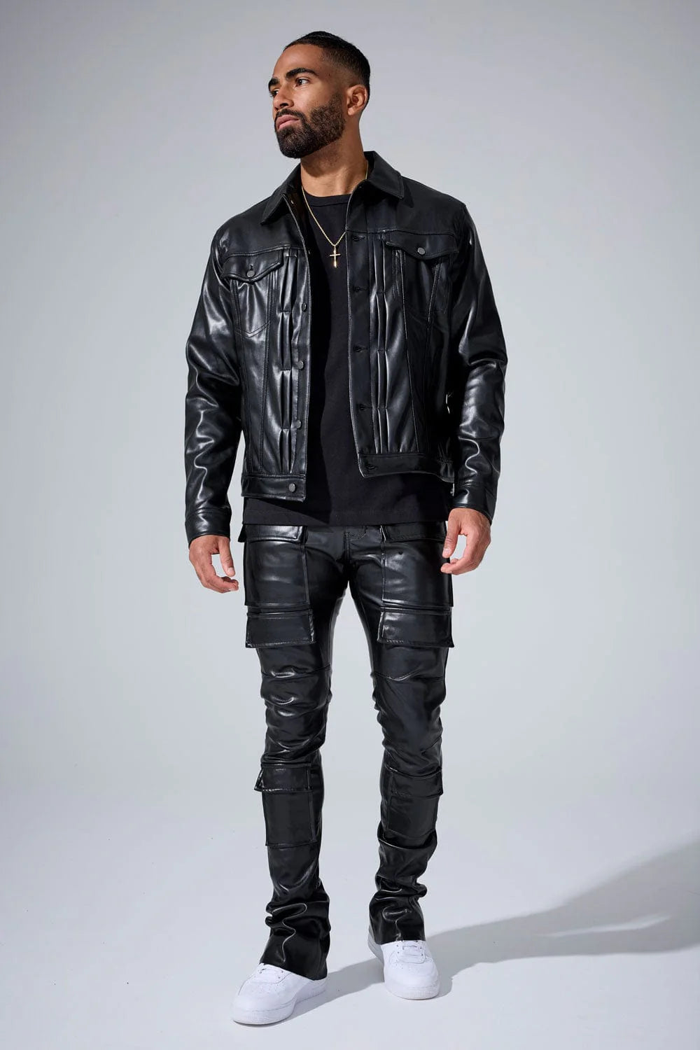 Jordan Craig Thriller Cargo Stacked Pants- Blk