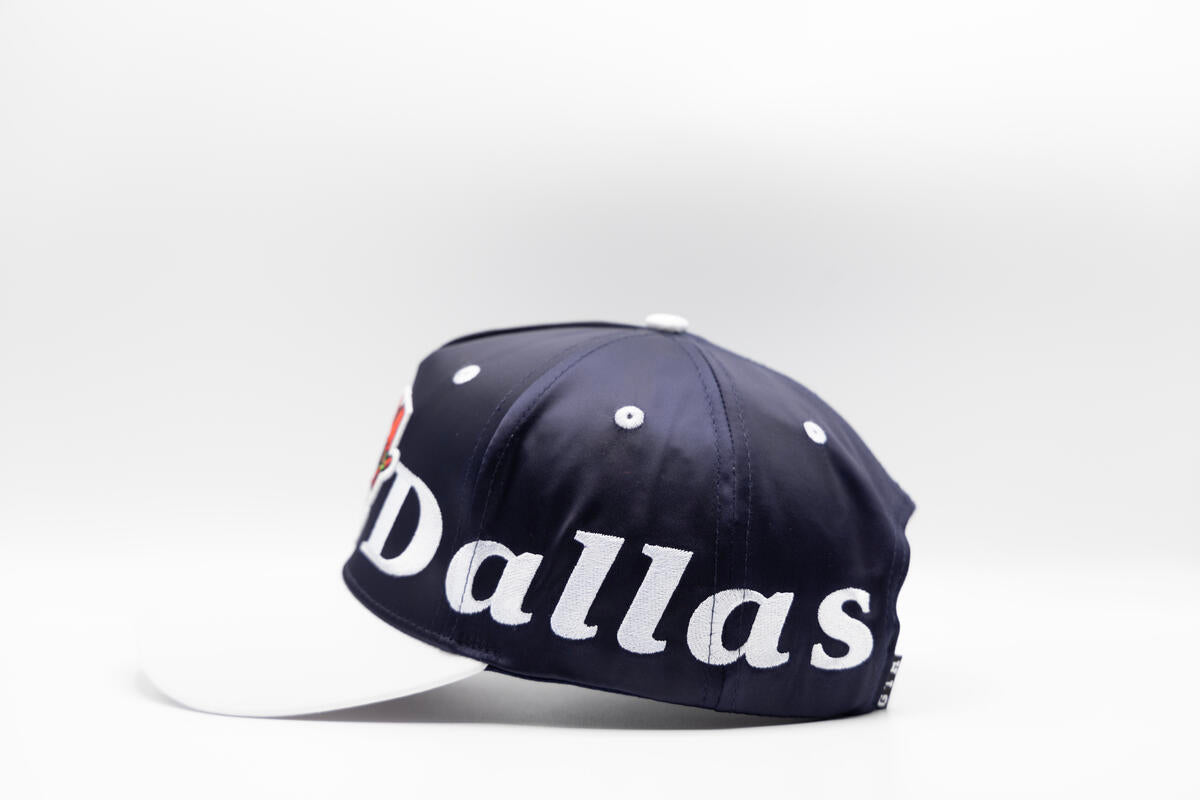 Gth Bold Dallas All Around Snapback Cap- Navy White