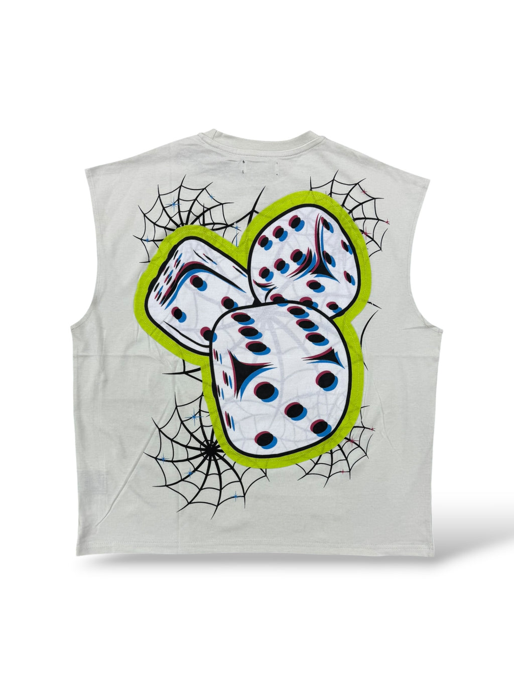 Genuine 'Bet On Yourself' Sleeveless Shirt- White
