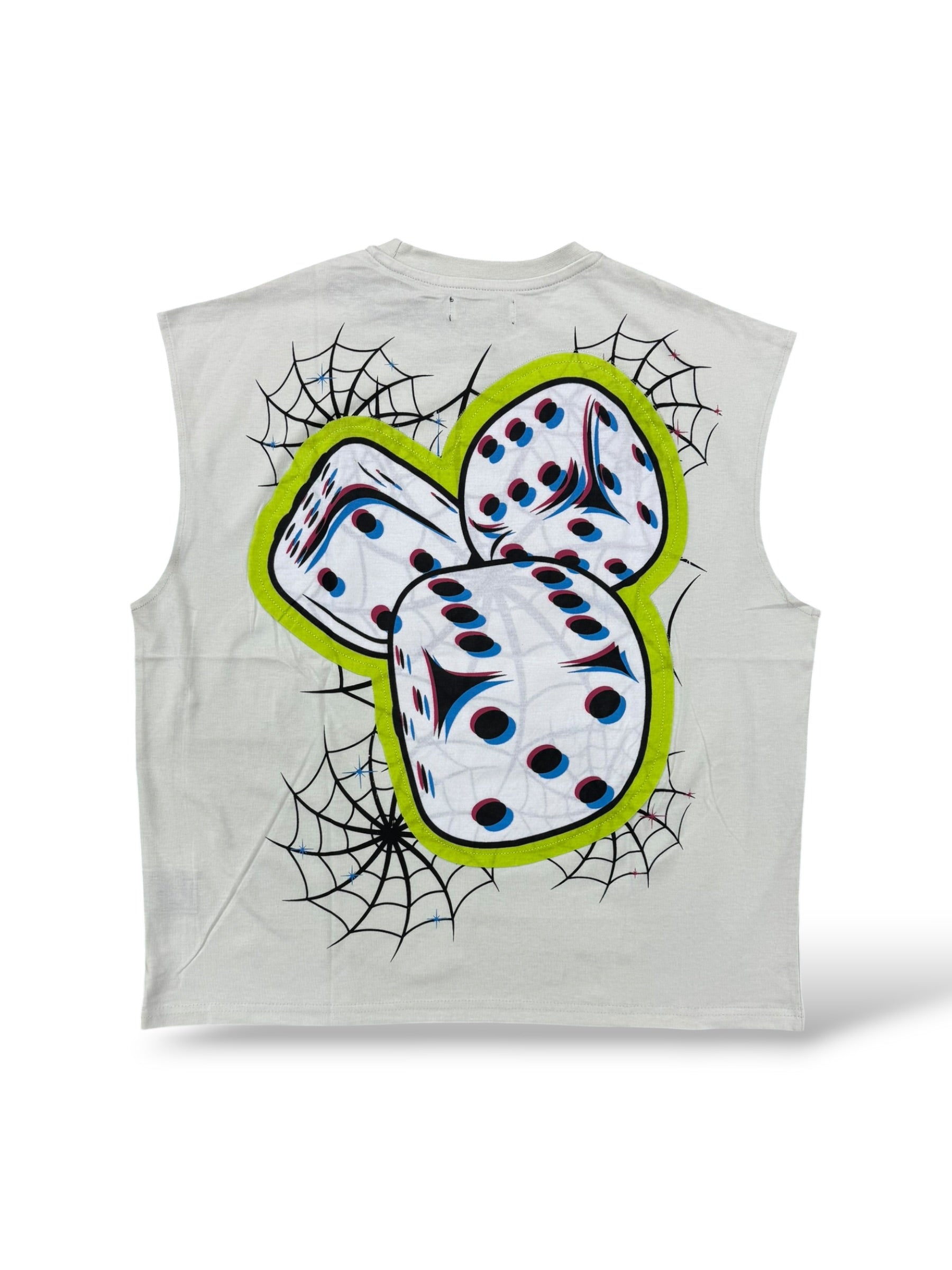 Genuine 'Bet On Yourself' Sleeveless Shirt- White