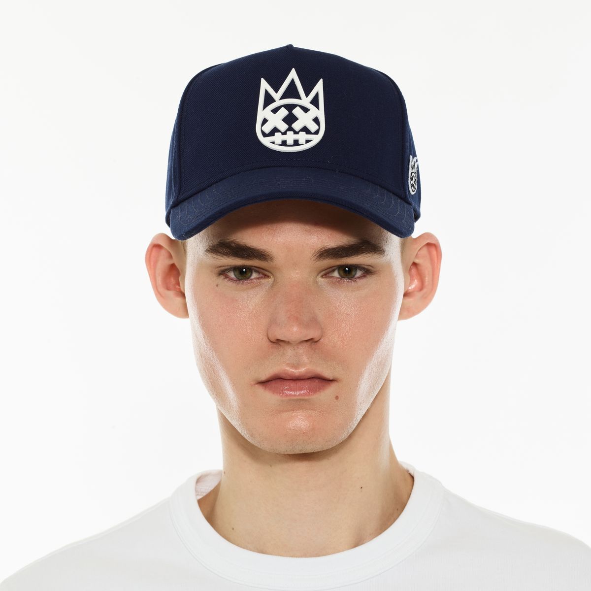 Cult Logo Mesh Back Trucker Hat 'Shimuchan'- Midnight Blue