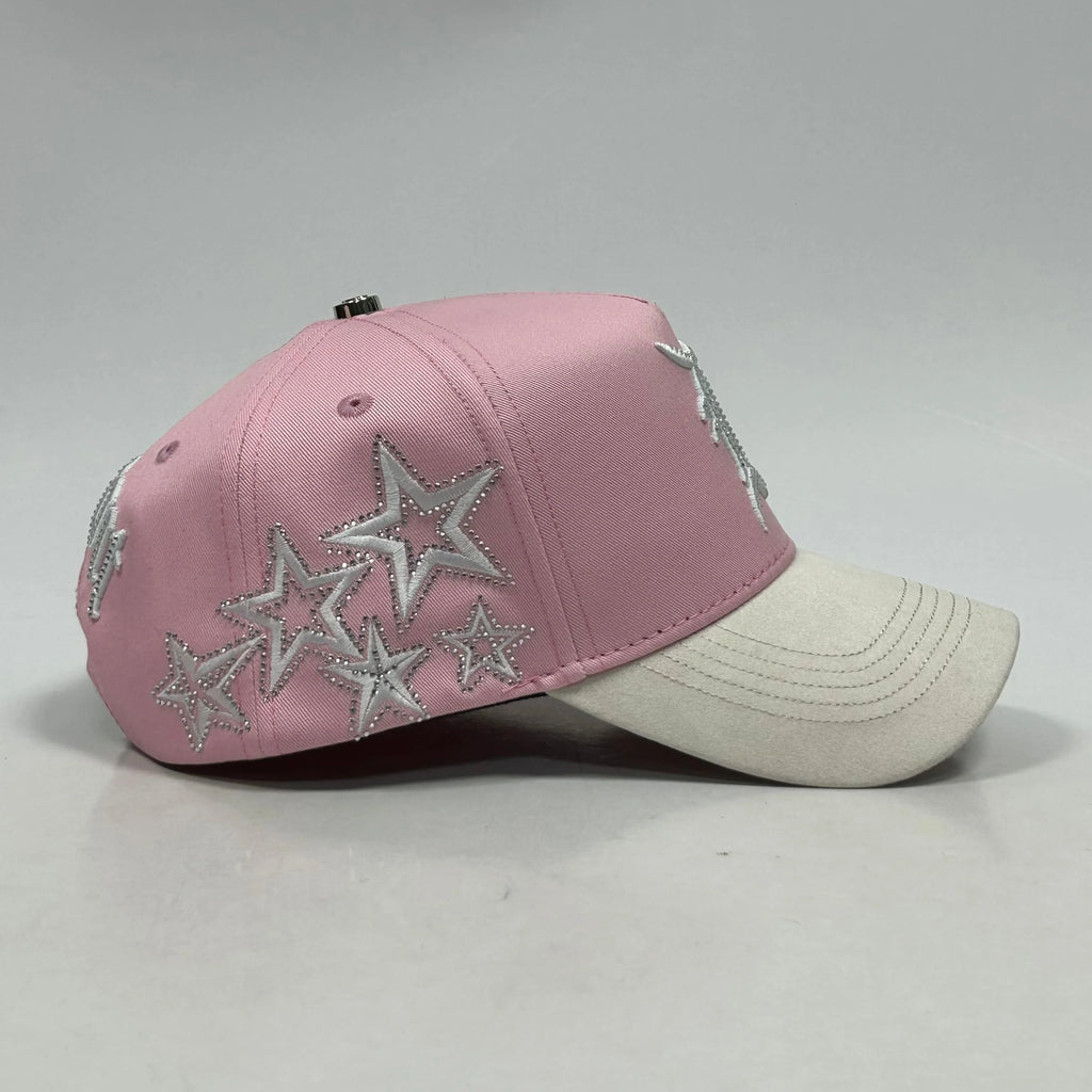 Caps'Fans Detroit Cap- Pink/White/Beige