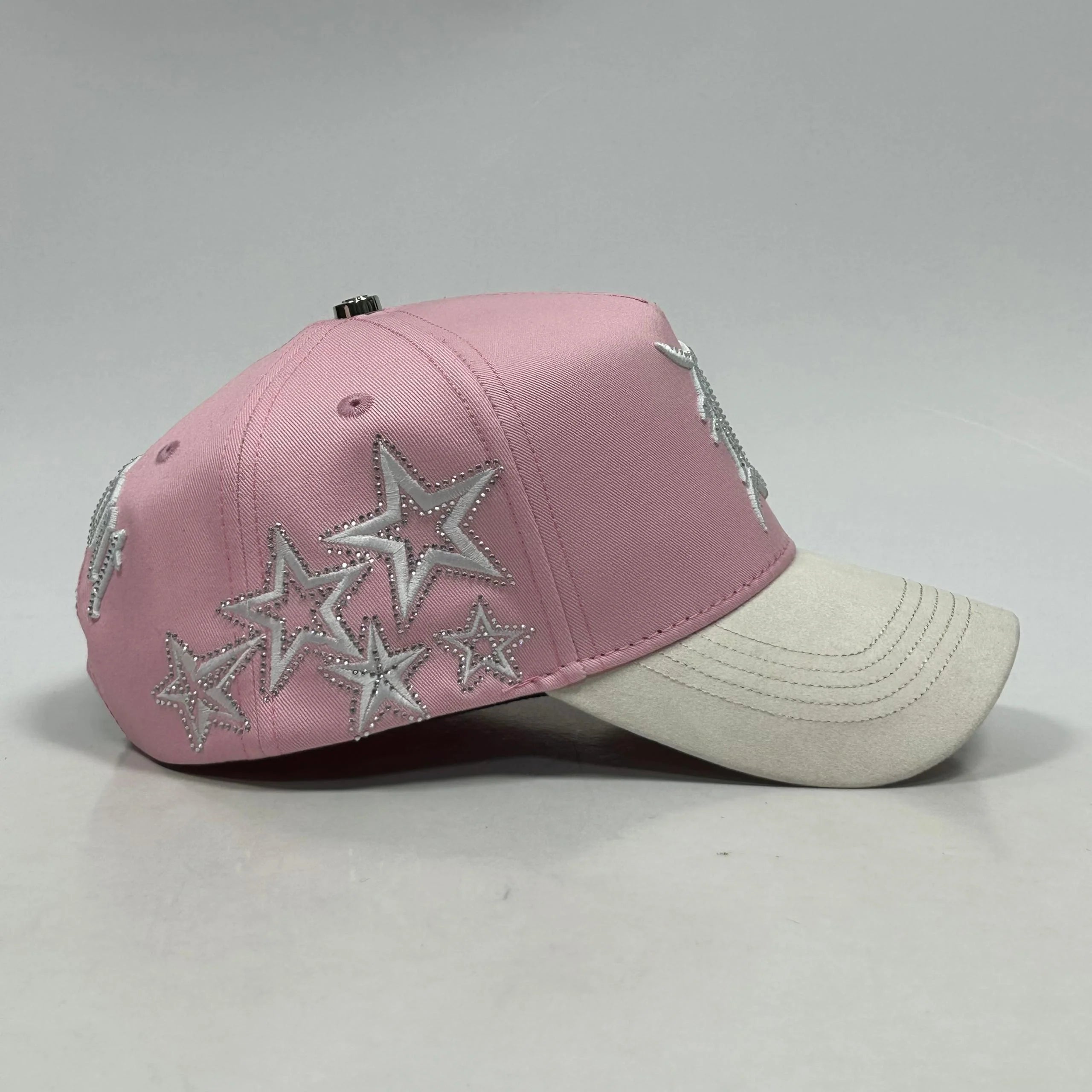 Caps'Fans Detroit Cap- Pink/White/Beige