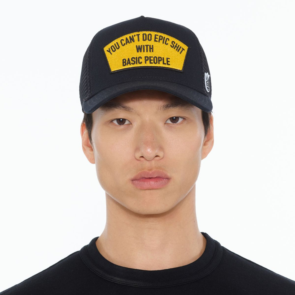 Cult 'Can't Do Epic Shit' Mesh Back Trucker Hat- Blk