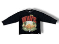 Wave District Paradise Crew Neck -Acid Blk