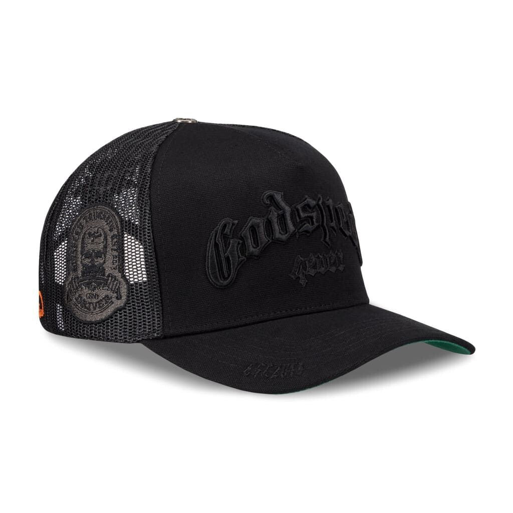 Godspeed Forever Trucker Hat- Vanta Black