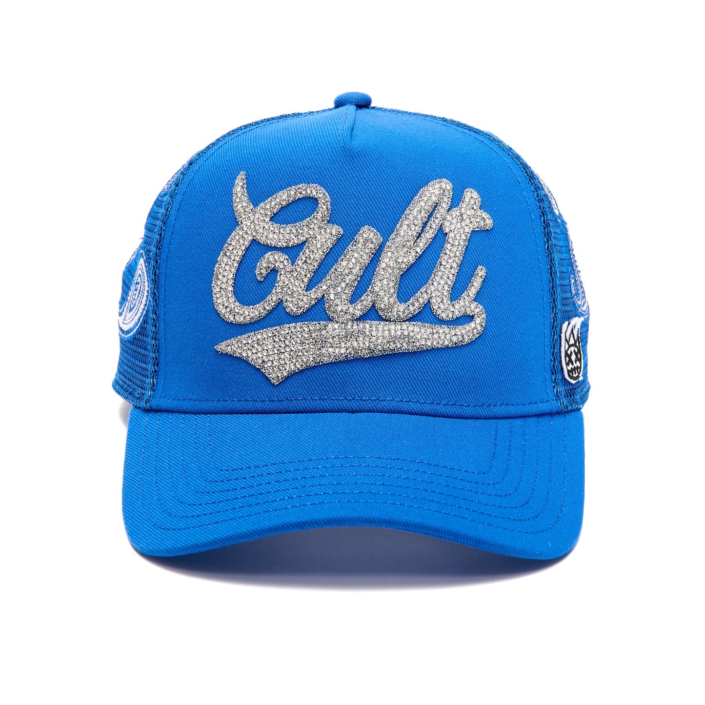Cult Paisley Logo Mesh Back Trucker Hat- Royale Blue