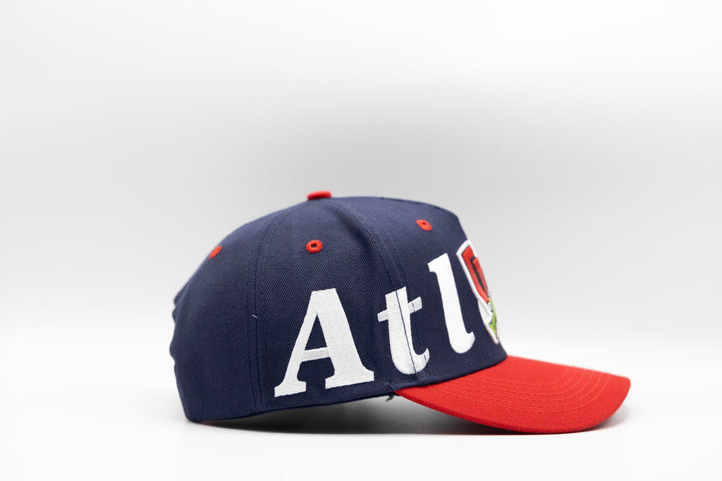 Gth Bold Atlanta All Around Snapback Cap- Navy Red