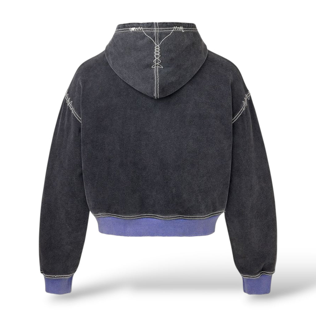 Vale 'Hypnotiq' Zip Up Hoodie- Black