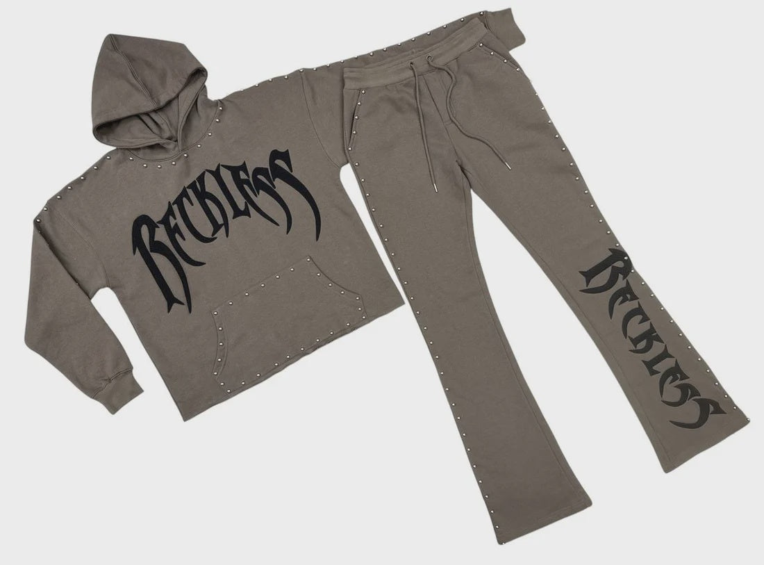 Focus Reckless Stud Sweats- Harvest