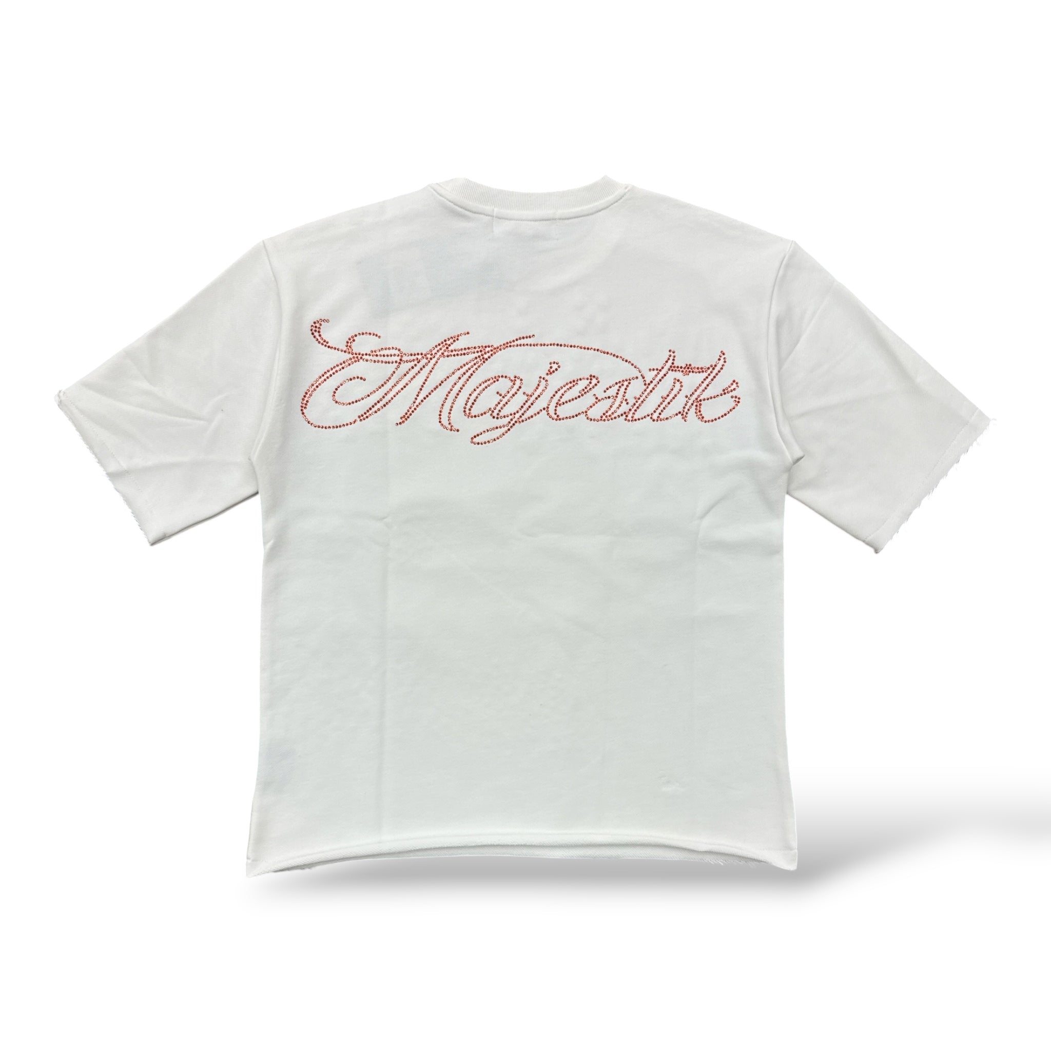 Majestik 'Punk' Oversized T-Shirt- Eggshell