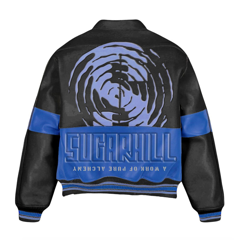 Sugarhill 'Alchemy' Racer Jacket- Black/Blue