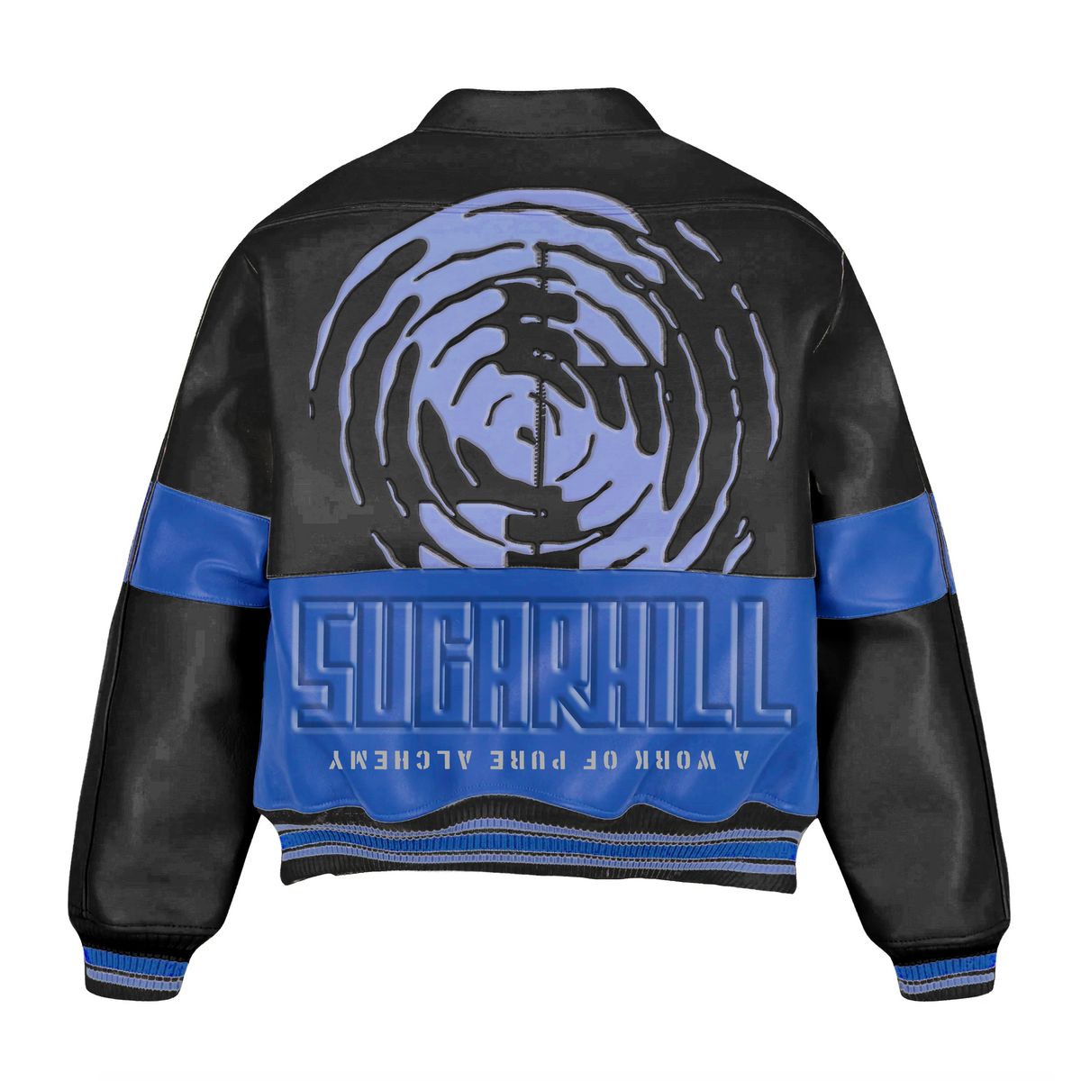 Sugarhill 'Alchemy' Racer Jacket- Black/Blue