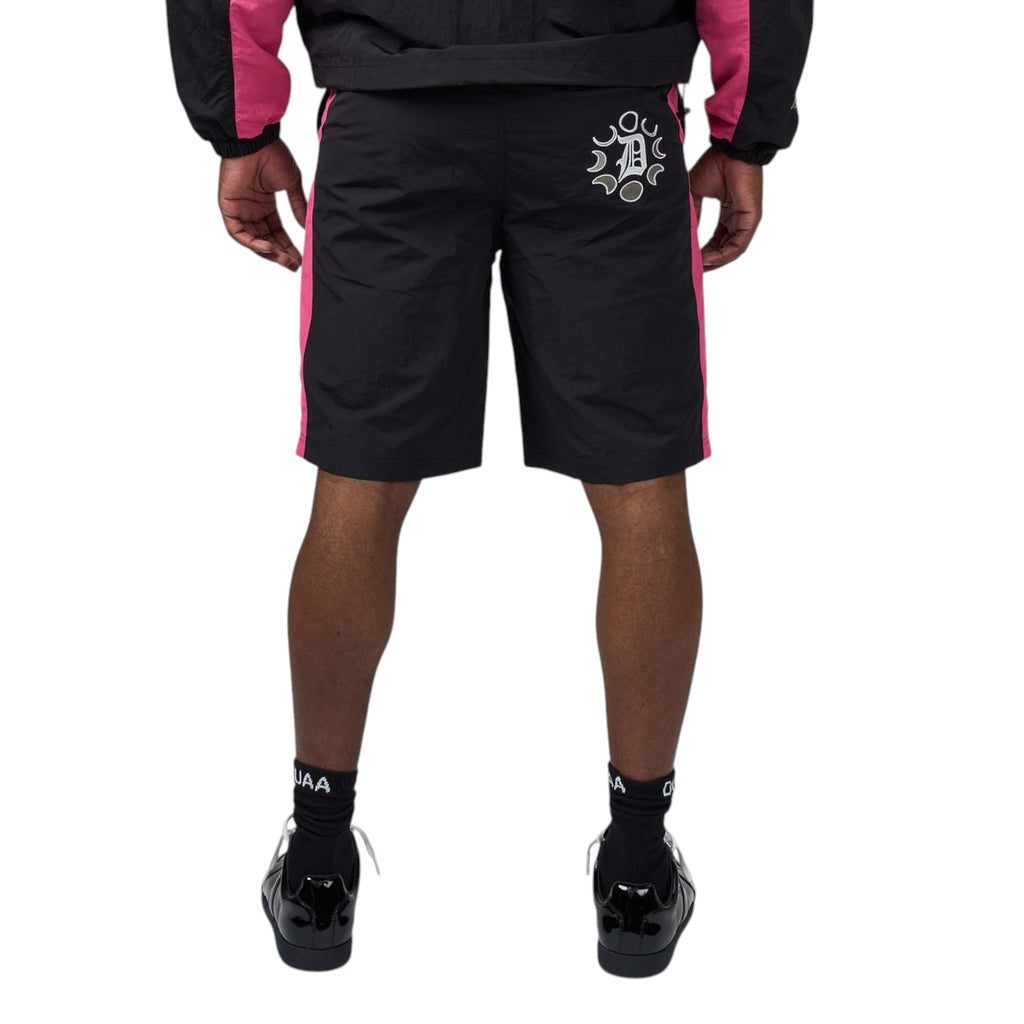 Duaa 'Digital' Shorts- Black/Pink