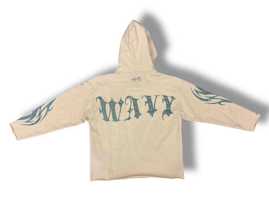Wave District Tiffany Hoodie-Cream