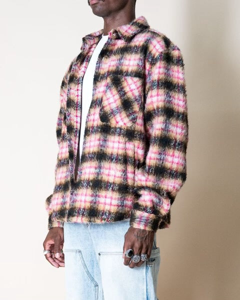 EPTM Side Slit Flannel-Pink