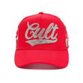 Cult Paisley Logo Mesh Back Trucker Hat- Red
