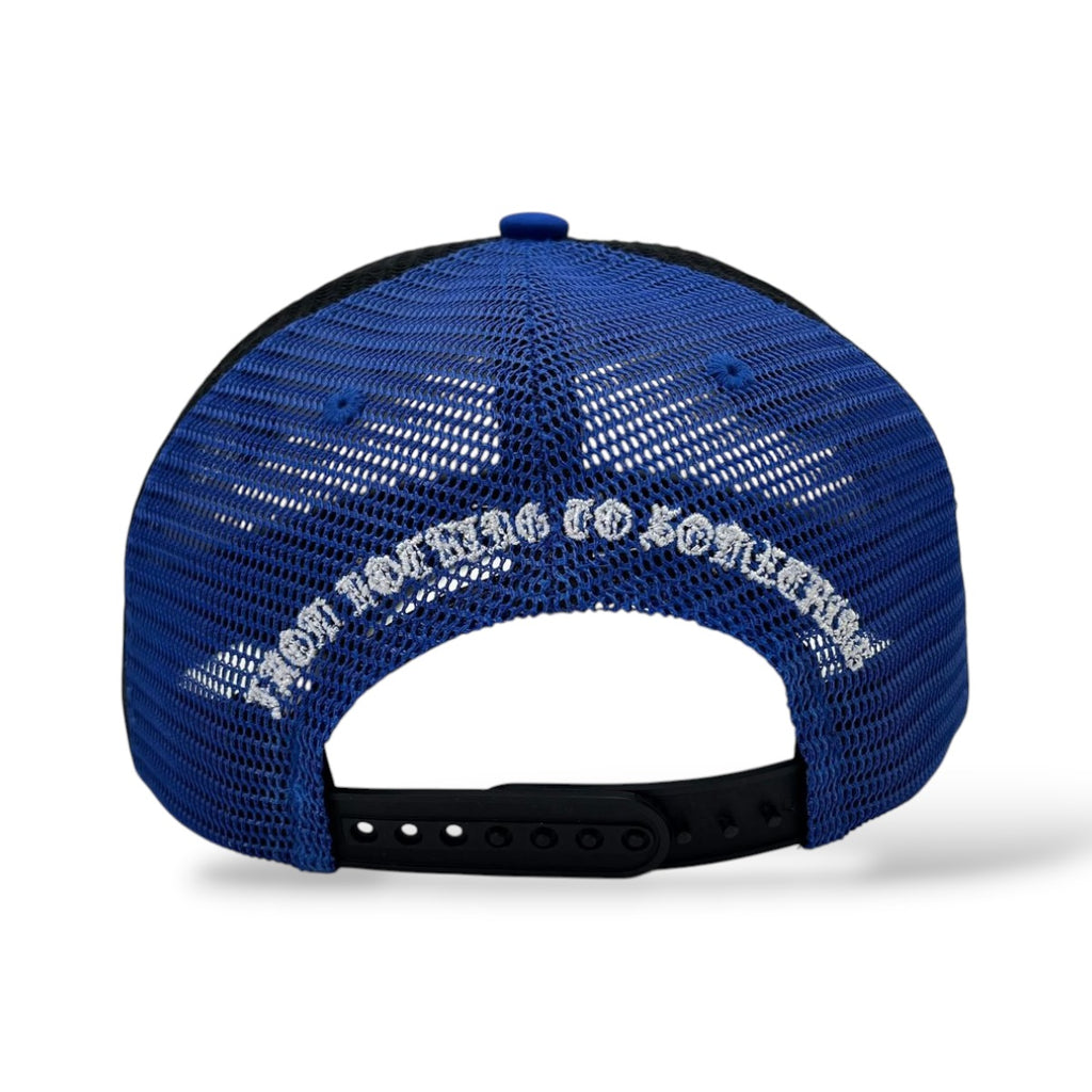 Hudson 'V2 Diamond 777' Suede Trucker Hat- Blue
