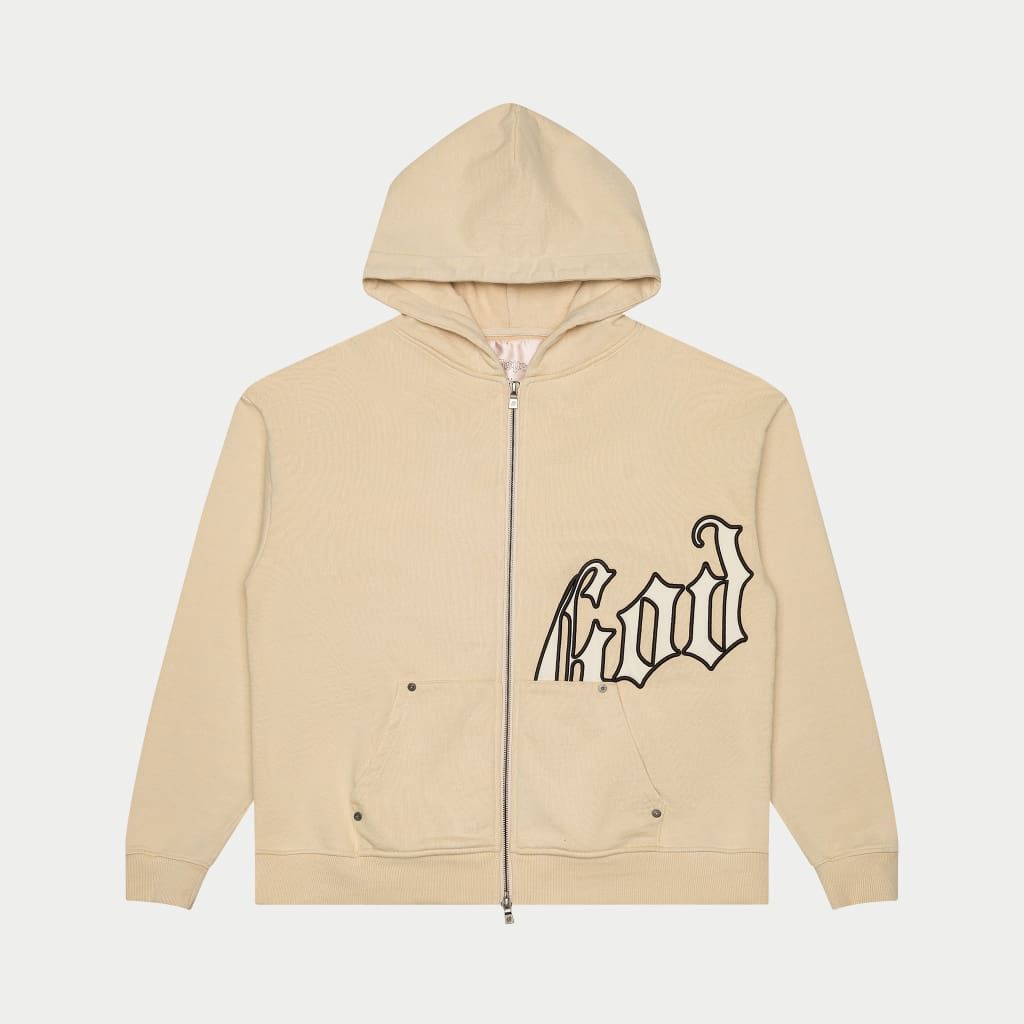 Godspeed OG Logo Hoodie V2- Cream/Bone